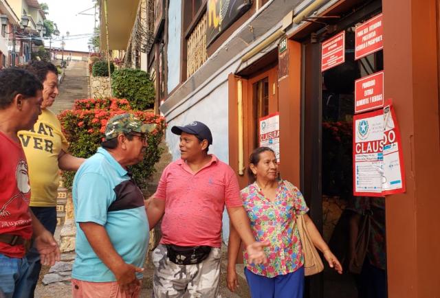 Bares Fueron Clausurados En El Cerro Santa Ana