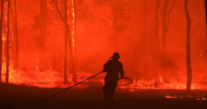 Incendio forestal en Australia