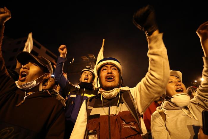 Protestas en Ecuador