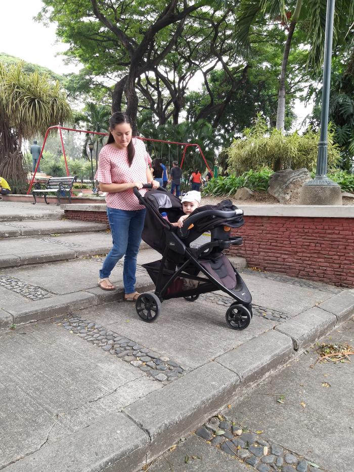 Accesos. El parque de Urdesa no tiene facilidades para coches.