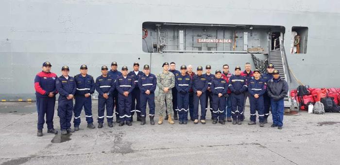 Equipo de Ecuador en el sur