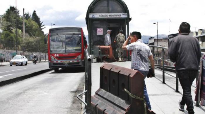 Trolebús en Quito