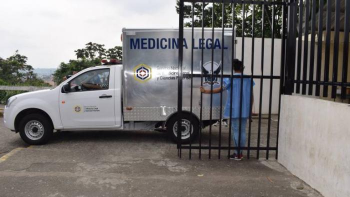 El cadáver de la menor fue llevada al centro forense, la tarde de ayer 20 de diciembre de 2019.