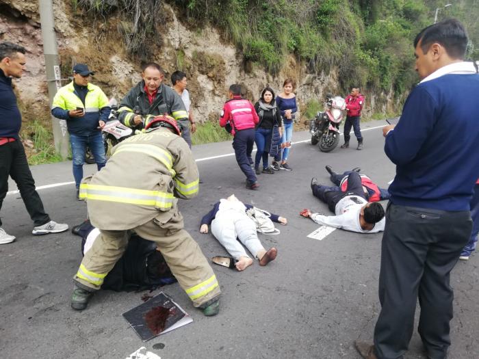 accidente roca piedra guapulo quito