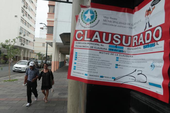 Bares clausurados
