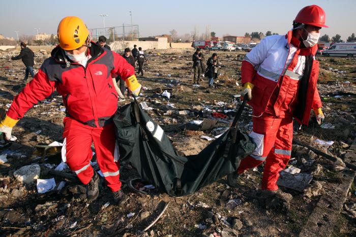 avión ucraniano estrellado en irán
