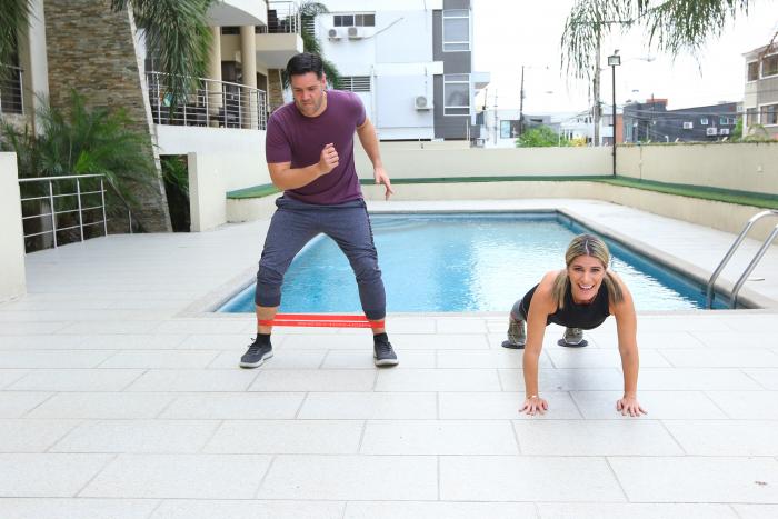 Carlos Luis Andrade y Gaby Díaz