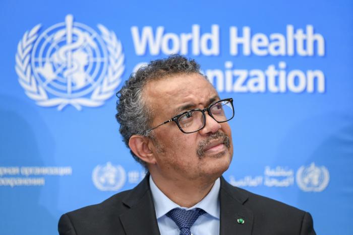 Tedros Adhanom Ghebreyesus, director general de la OMS. Febrero 2020. AFP