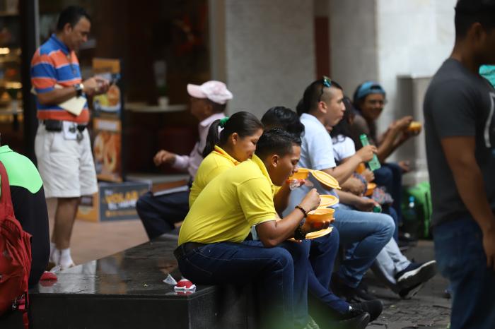 Venta de comida ambulante
