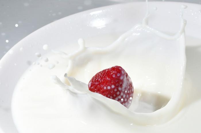 frutilla y yogur