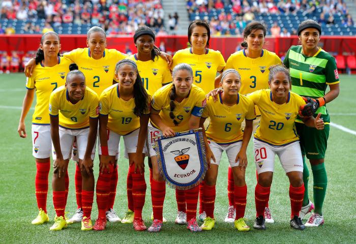 Ecuador Mundial femenino Canadá 2015