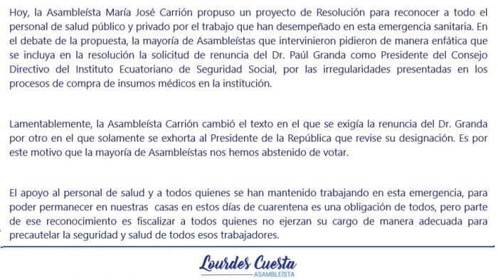 lourdes cuesta sobre granda