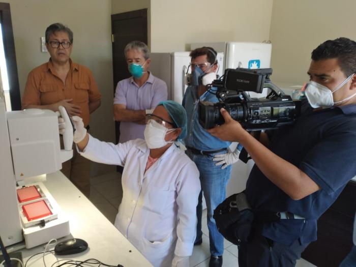 el laboratorio para las pruebas ya fue certificado por el Ministerio de Salud