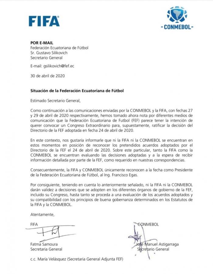 Conmebol -FEF