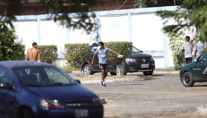 Emelec reanudó sus entrenamientos el jueves en el Polideportivo de Los Samanes.