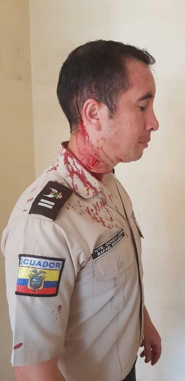 policia agredido