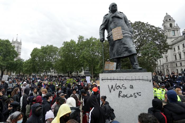 churchill-racismo-george-floyd