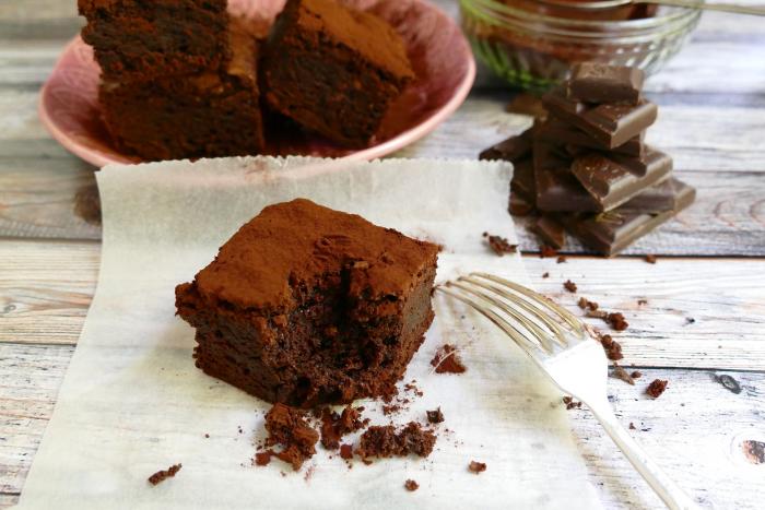 Negritos de chocolate o brownies