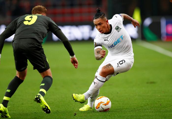 Krasnodar-Cristian-Ramírez-Liga-rusa-coronavirus