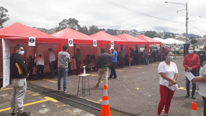 Peaje-Quito-tránsito-Carpas de atención
