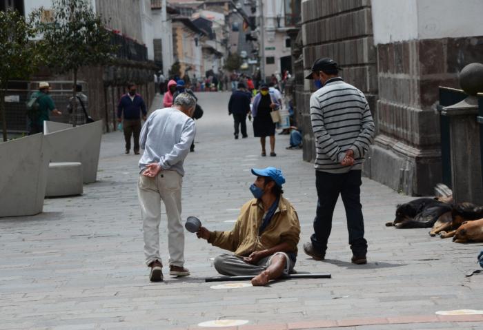 En las calles de Quito hay un incremento de mendicidad