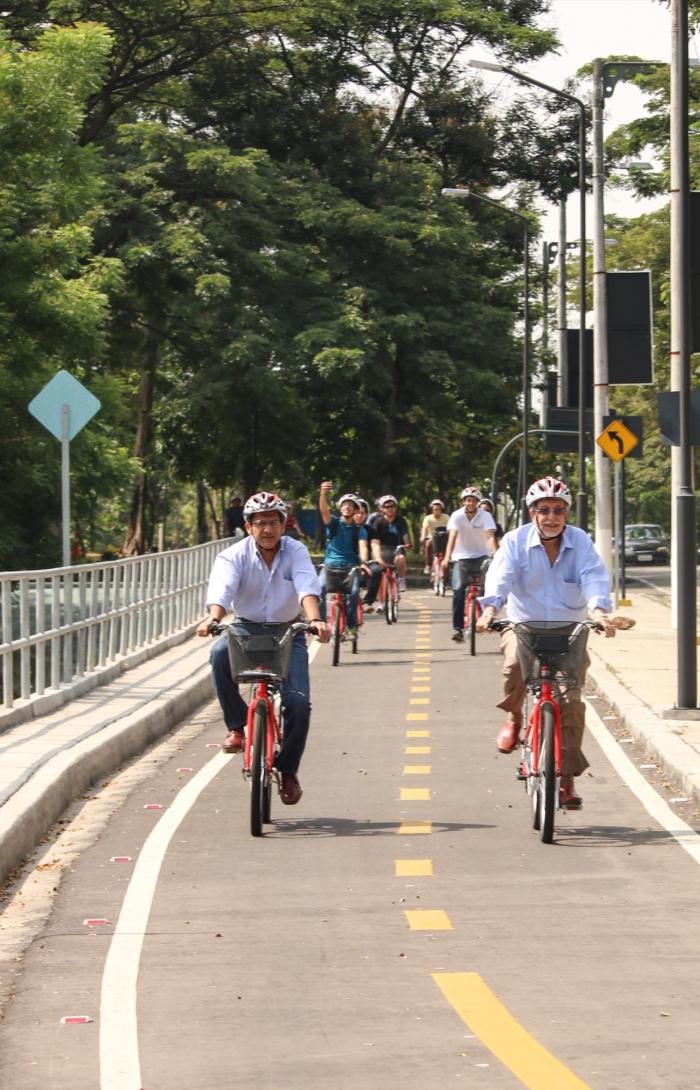 Guayaquil, a la zaga de la región en el uso de ciclovías