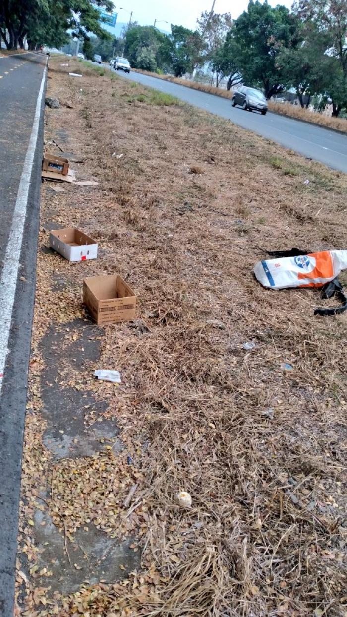 basura via a la costa