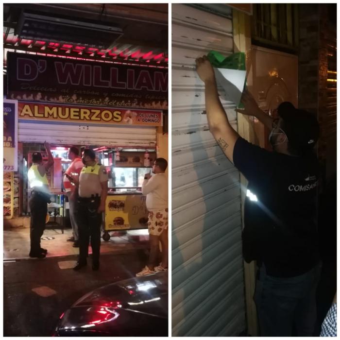 BARES CLAUSURADOS
