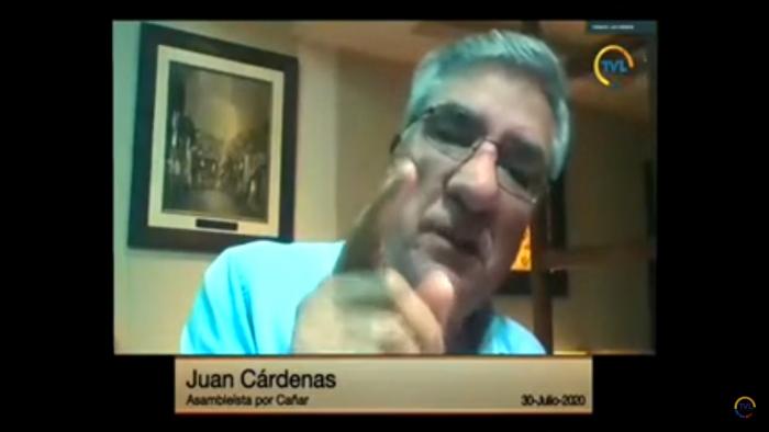 Juan Cárdenas, asambleísta correísta.