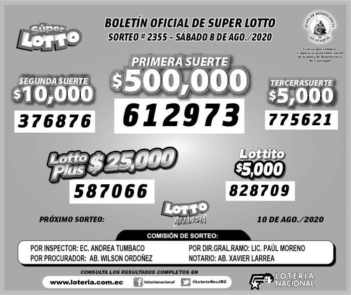 super lotto ganadores