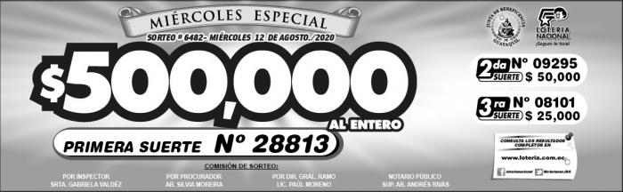 Lotería Nacional.