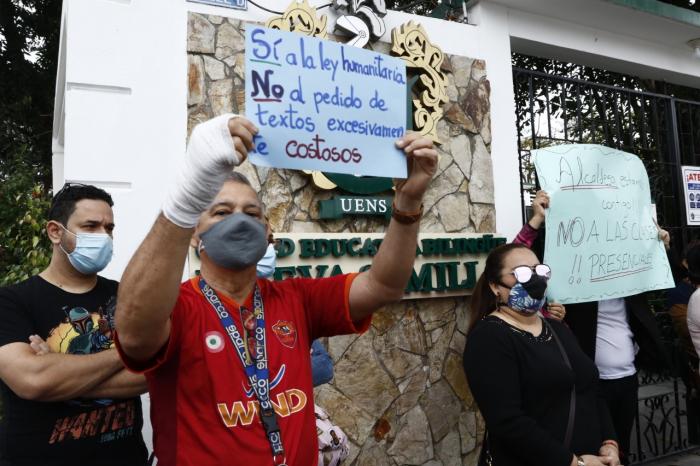 Protesta de padres