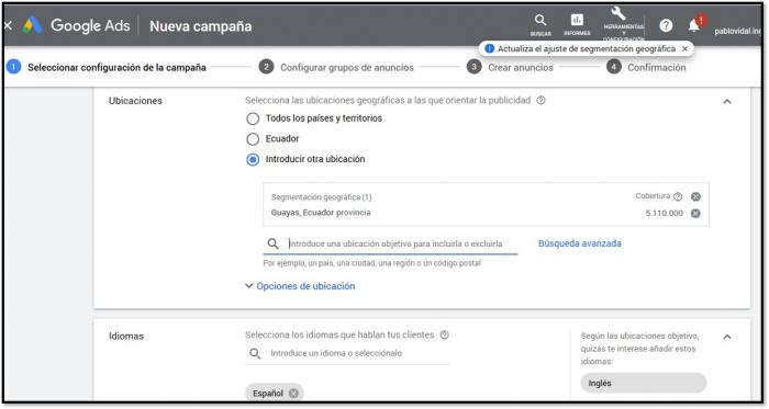 SEGMENTACION ADWORDS