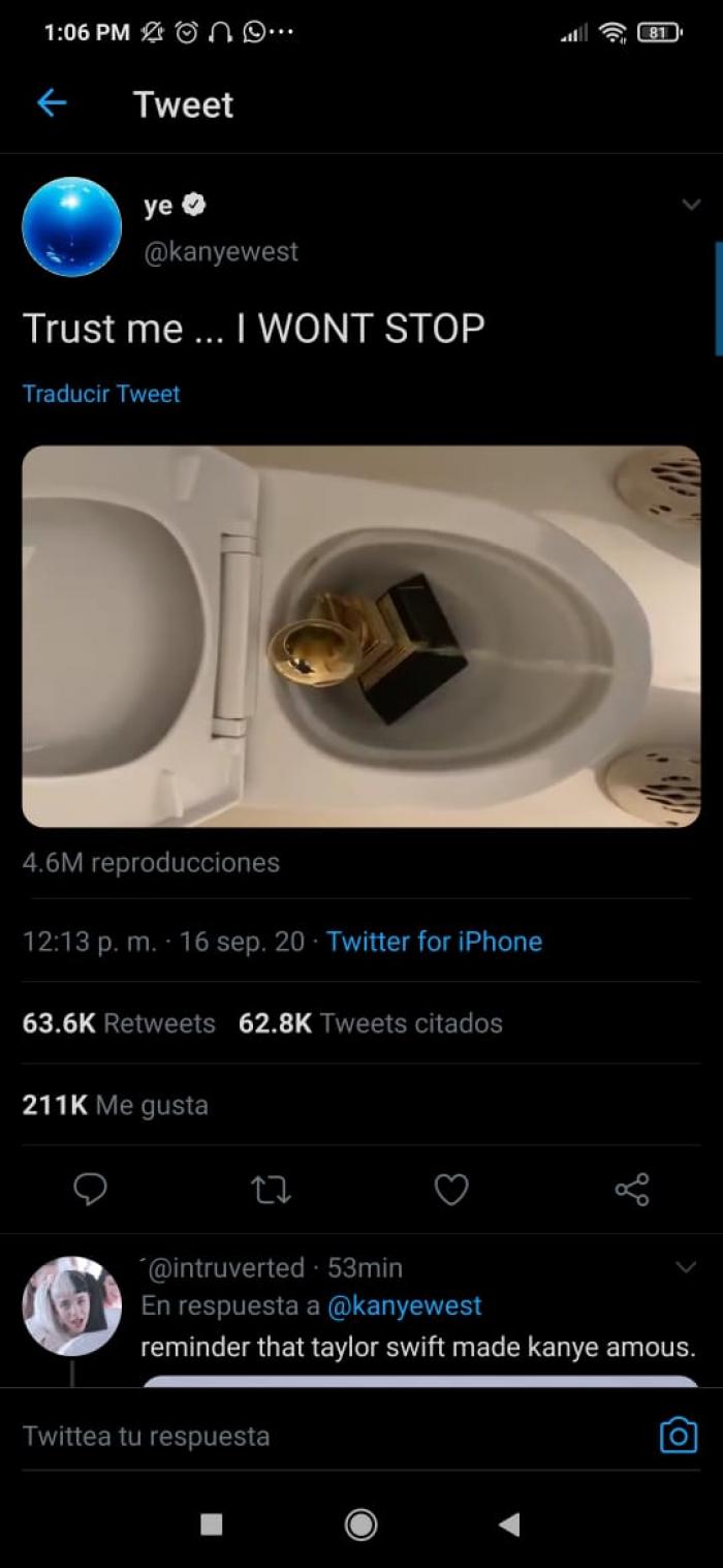Captura de Twitter