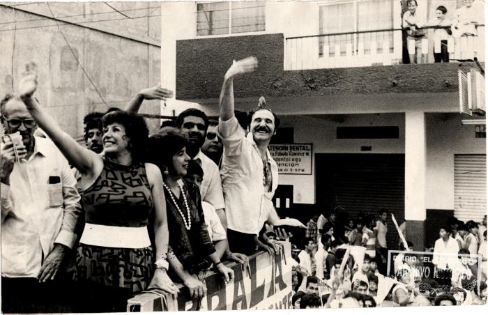Abdalá Bucaram, en una de las imágenes del proyecto académico.