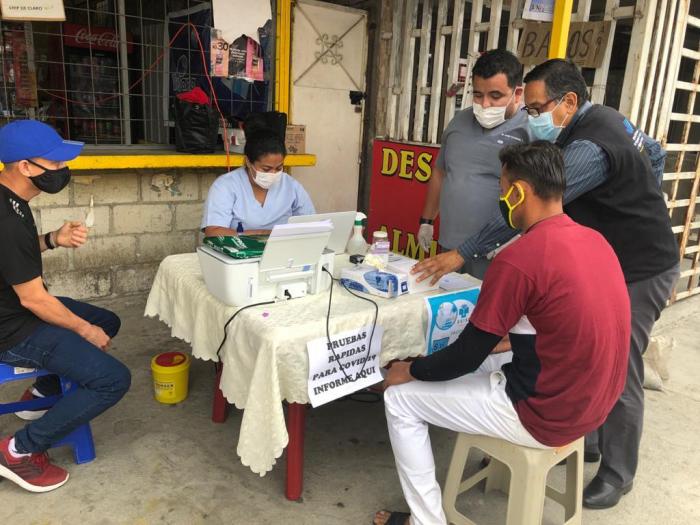 prueba de coronavirus