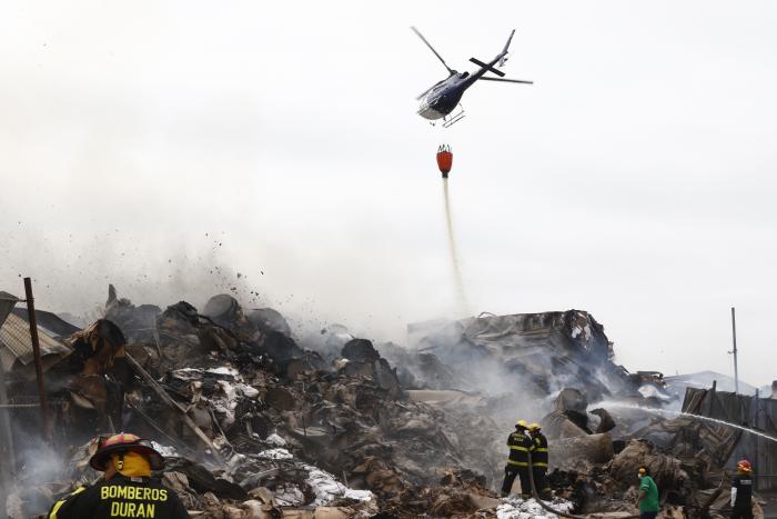 Incendio en Durán