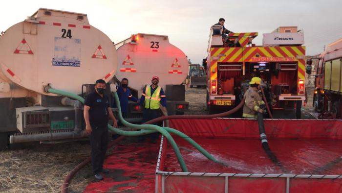 Incendio en Durán