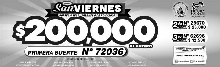 viernes 6 de noviembre