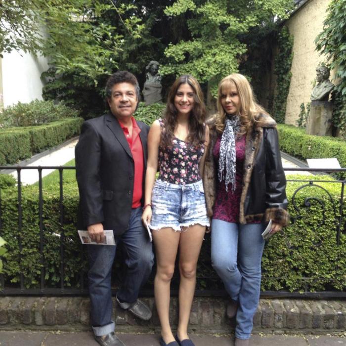 Gustavo Pacheco en familia.