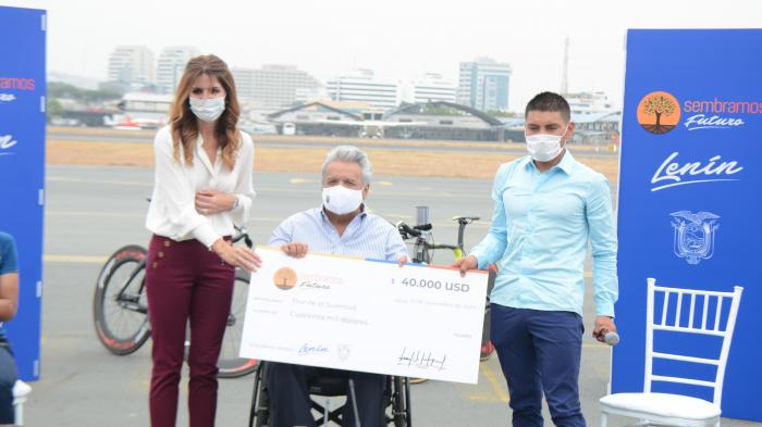 Jonathan Caicedo Myriam Núñez ciclismo Ecuador