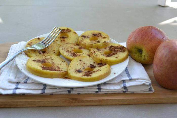 Receta de manzana con canela en polvo