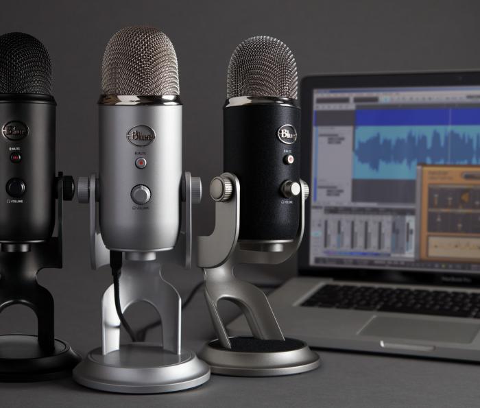 blue yeti silver