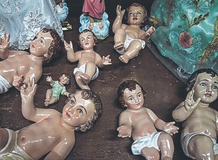 La imagen de Jesús se vende menos que en otros años.