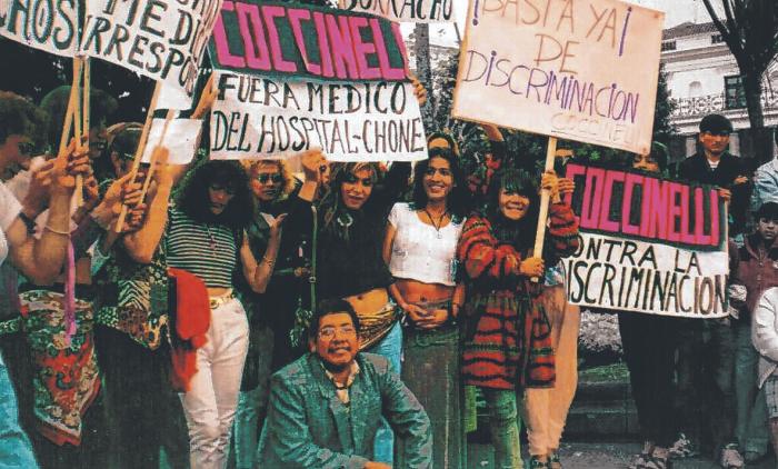 Las activistas y sus aliados solían salir a las calles pidiendo por la despenalización de la homosexualidad.
