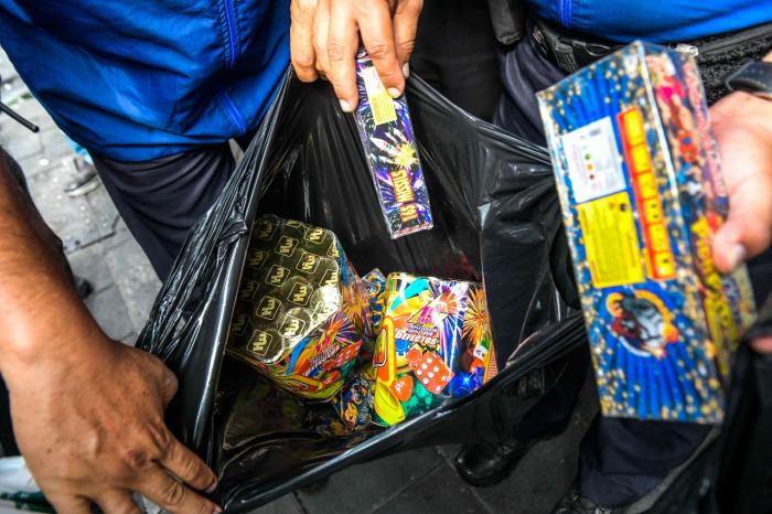 OPERATIVO CONTRA LA VENTA PIROTECNIA EN LA BAHIA 19