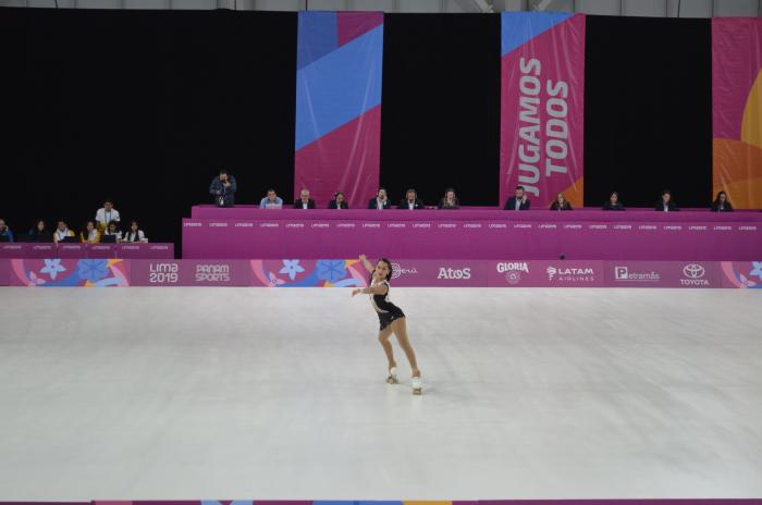María Eduarda Fuentes patinaje artístico Ecuador