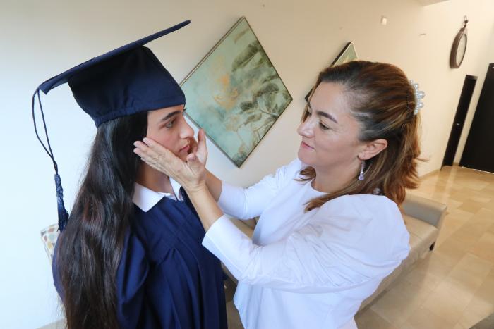Graduación en casa