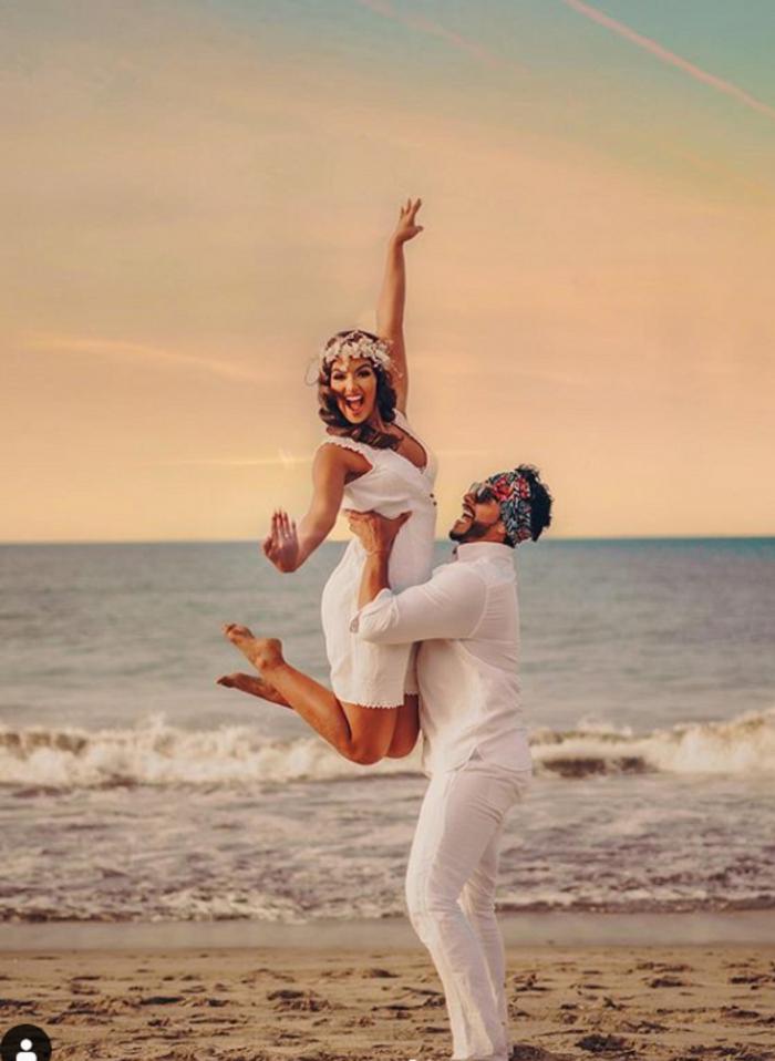 Dayanara Peralta y Jonathan Estrada.