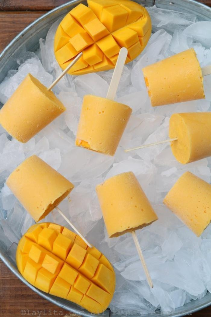 Helado de mango